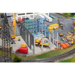 Faller - 1:87 Industriehal In Aanbouw Systeembouw (3/22) *fa130892