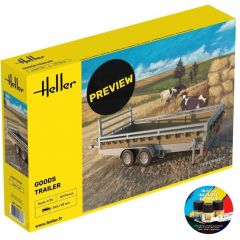 Heller - 1/24 STARTER KIT GOODS TRAILER (6/23) *