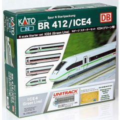 Kato - 1/160 Startset Ice4 4-p +schienen Trafo Db Ag/klima (?/22) *kat-k10960