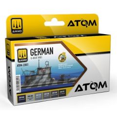 Ammo Mig Jimenez - ATOM GERMAN U-BOOT WWII SET 6 JARS (10/24) *