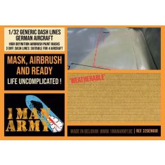 1ManArmy - 1/32 GERMAN AIRCRAFT DASHED LINES SET