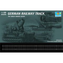 Trumpeter - 1/35 German Railway Track For Railcar Wheels Carrier - Trp00213