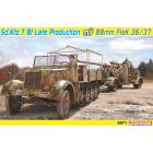 Dragon - 1/35 SD.KFZ.7 8(T) LATE PROD. MIT 8.8MM FLAK 36/37 (1/24) *