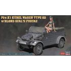 Hasegawa - 1/24 KUBELWAGEN TYPE 82 W/ BLONDE WOMAN SP453 (7/24) *