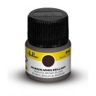 Heller - HELLER ACRYLIC PAINT 010 SERVICE BROWN GLOSS 12 ML