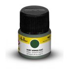 Heller - HELLER ACRYLIC PAINT 102 ARMY GREEN MATT 12 ML