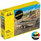 Heller - 1/24 STARTER KIT GOODS TRAILER (6/23) *