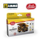 Ammo Mig Jimenez - RAIL CENTER - CIVIL HEAVY MACHINERY 15ML 6 JARS