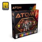 Ammo Mig Jimenez - ATOM ACRYLIC PAINT SET 7 BASIC WARGAMES I COLORS 12 JARS