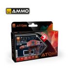 Ammo Mig Jimenez - ATOM ACRYLIC PAINT GRAVITY SET 03 RED 6 JARS (6/24) *