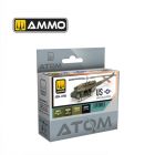 Ammo Mig Jimenez - ATOM ACR. PAINT SET US ARMY HELICOPTERS 4 JARS (7/24) *