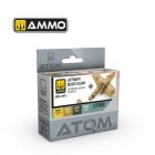 Ammo Mig Jimenez - ATOM ACR. PAINT SET LUFTWAFFE DESERT COLORS 4 JARS (9/24) *