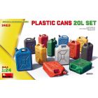 MiniArt - 1/24 PLASTIC CANS 20L SET 12 STUKS  (11/24) *