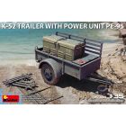 MiniArt - 1/35 K-52 TRAILER W/POWER UNIT PE-95 (9/24) *