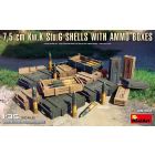 MiniArt - 1/35 7,5 CM KW.K STU.G. SHELLS WITH AMO BOXES  (11/24) *