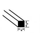 Plastruct - ROD SQUARE STYRENE 1.5x1.5MM 250MM 10X MS-60