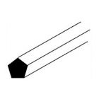 Plastruct - ROD PENTAGON STYRENE 0.5MM 250MM 10X MRP-20