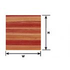 Plastruct - SHEET WOOD PLANKING STYRENE WH. 6.4x300x175MM 2X PS-38