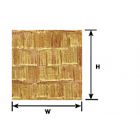 Plastruct - 1/24 SHEET WOOD SHAKE SHINGLE BEIGE 0.5x300x175MM 2X PS-134