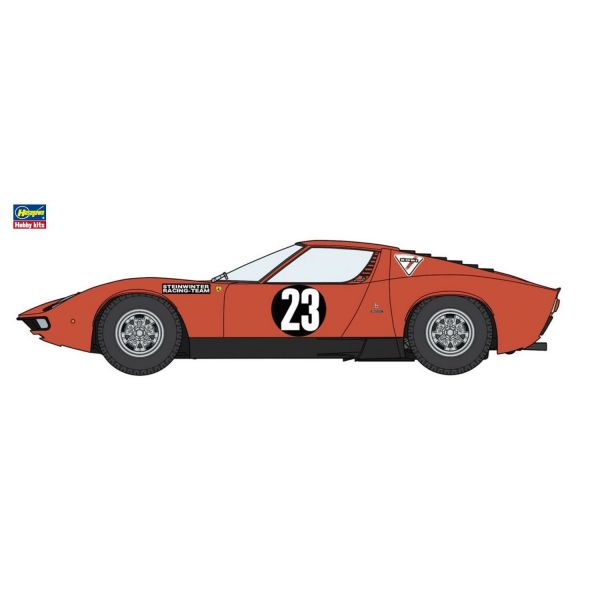 Hasegawa - 1/24 Lamborghini Miura P400 Hockenheimring 1968 No. 23 /  Mithas620567 online | Modelomondo