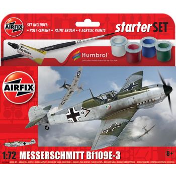 Airfix - 1:72 Hanging Gift Set Messerschmitt Bf109e-3af55106a