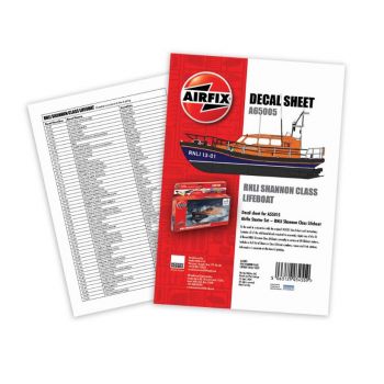 Airfix - 1/72 DECAL SHEET RNLI SHANNON CLASS LIFEBOAT A55015 (6/24) *