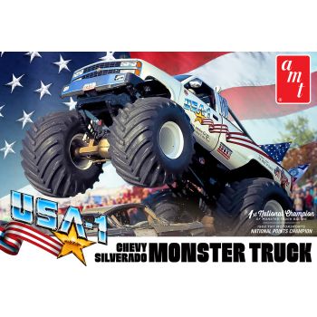 AMT - 1/25 USA-1 CHEVY SILVERADO MONSTER TRUCK