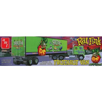 AMT - 1/25 RAT FINK FRUEHAUF FB BEADED PANEL VAN TRAILER