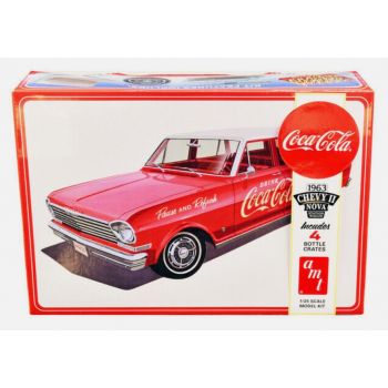 AMT - 1/25 CHEVY II NOVA WAGON W/CRATES COKE 1963