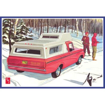 AMT - 1/25 FORD F-100 CAMPER PICKUP 1963 NEW TOOLING