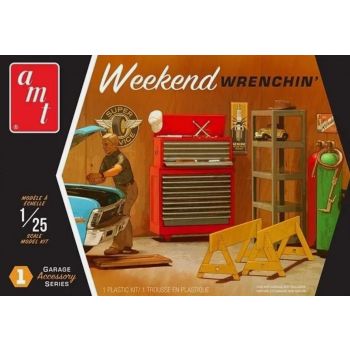 AMT - 1/25 WEEKEND WRENCING GARAGE ACCESSORY SET #1