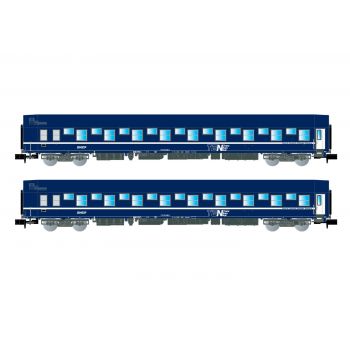 Arnold - Sncf 2-unit Set T2 Blue With Logo Nouille Iv-varn-hn4405