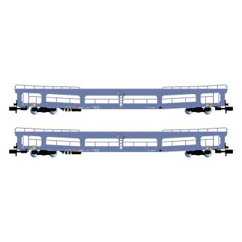 Arnold - Db Ag 2-p Ddm 916 Car Transporter Coaches Blue Vi (12/22) *arn-hn4410