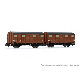 Arnold - DB 2-P 2-AXLE COV. WAGONS GMHS 55 DUNGEMITTEL III (6/23) *