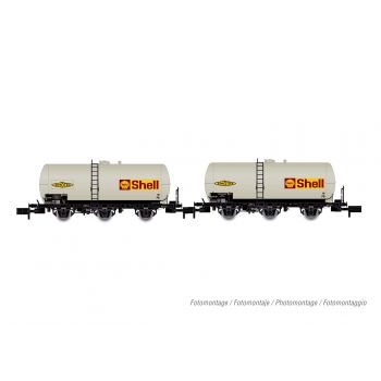 Arnold - SNCF 2-P OF 3-AXLE TANK WAGONS SHELL IV (12/23) *