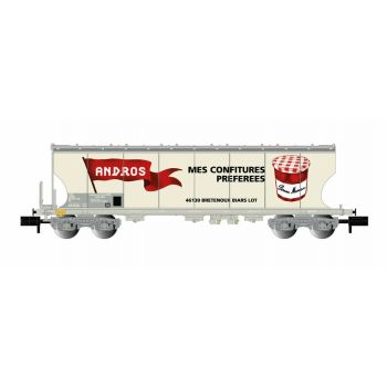 Arnold - SNCF 4-AXLE CEREAL HOPPER WAGON ANDROS IV (9/23) *