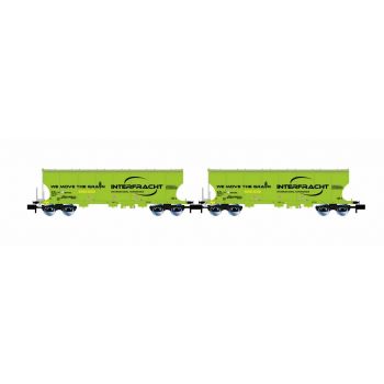 Arnold - CZ-INTERFRACHT 2-P 4-AXLE SILO W. NEONGREEN VI (9/23) *