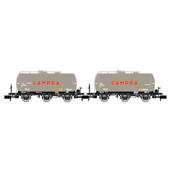 Arnold - 1/160 RENFE 2-P SET 3-AXLE TANK WAG CAMPSA 2ND III (9/24) *