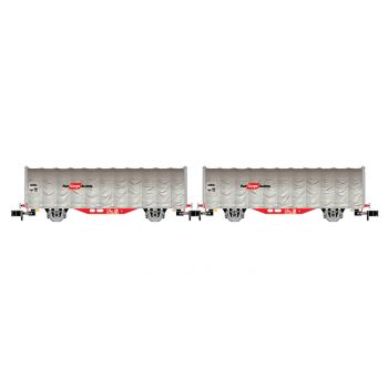 Arnold - 1/160 OBB 2-P 2-AXLE TARPAULIN KILS RAIL CARGO V-VI (6/24) *