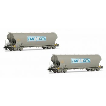 Arnold - SNCF 2-P CEREAL 4-AXLE HOPPER WAGONS TMF CITA V (9/23) *