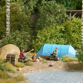 Busch - 1/87 A-SET: WILDCAMPING H0 (2/24) *