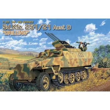 Dragon - 1/35 Sd.kfz.251/21 Ausf.d Drilling (12/21) *dra6217