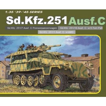 Dragon - 1/35 SD.KFZ.251 AUSF.C 3 IN1 (11/22) *