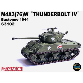 Dragon - 1/72 M4a3(76)w Thunderbolt Iv Bastogne 1944 (8/22) * - Dra63102