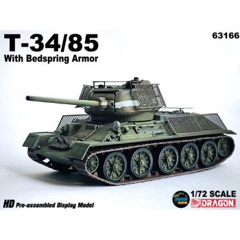 Dragon - 1/72 T/34/85 W/BEDSPRING ARMOR EASTERN FRONT 1944 (3/23) *