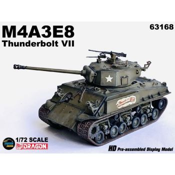 Dragon - 1/72 M4A3E8 THUNDERBOLT VII COMMANDER GERMANY 1945 (12/22) *