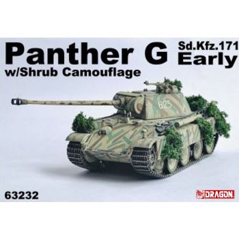 Dragon - 1/72 PANTHER AUSF.G.EARLY SHRUB CAMOUFLAGE CHSE (8/23) *