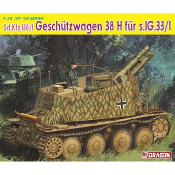 Dragon - 1/35 SD.KFZ.138/1 GESCHUTZWAGEN 38 H S.IG.33 (10/23) *