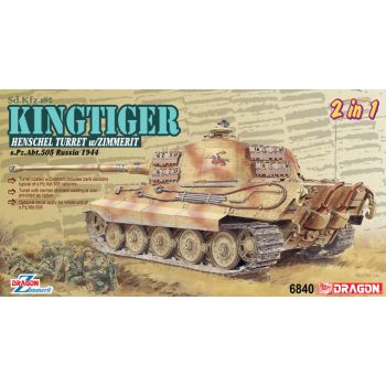 Dragon - 1/35 Kingtiger Henschel W/zim S.pz.abt.505 Russia (12/21) *dra6840