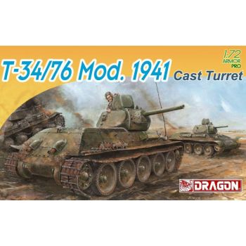 Dragon - 1/72 T-34/76 MOD. 1941 CAST TURRET (11/22) *